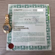 Thumbnail von Rolex Yacht-Master 68628 medium mit 35MM blauer Zifferblatt Gelbgold 18KT Komplettset TOP Zustand