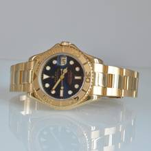 Thumbnail von Rolex Yacht-Master 68628 medium mit 35MM blauer Zifferblatt Gelbgold 18KT Komplettset TOP Zustand