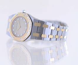Thumbnail von Audemars Piguet Royal Oak Lady Çelik Altın Şampanya Elmas Lüks Klasik nadir