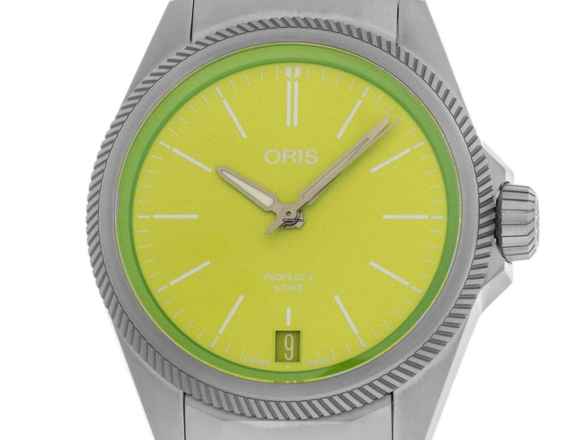  Oris ProPilot X Kermit Edition Ref.01 400 7778 7157-Set 2026 Full Set Ungetragen ProPilot X Kermit Edition Titan 