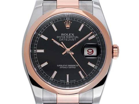  Rolex Datejust 36 Ref.116201 2018 Full Set wie Neu Vintage Datejust Roulette 
