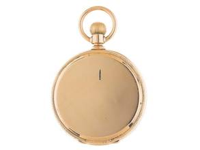 Thumbnail von Tiffany & Co. Taschenuhr Hunter Case Pocket Watch 18kt Roségold 1918 sehr gut Vintage Hunter Case Pocket Watch 18kt Roségold 103g kl. Sekunde bei 6 Uhr