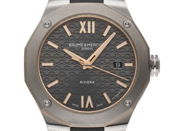  Baume & Mercier Riviera Date Ref.M0A10660 2025 Full Set Ungetragen Riviera Faltschließe 