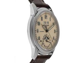 Thumbnail von Patek Philippe Perpetual Calendar Grande Complications Ewiger Kalender Ref.5320G-001 2020 Full Set Grande Complications Ewiger Kalender 18kt Weißgold Leder Faltschließe