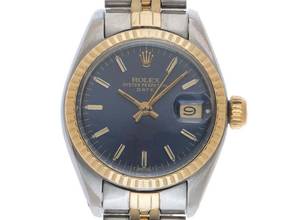 Thumbnail von Rolex Oyster Perpetual Lady Date open 6/9 Ref.6917 1979 original Box sehr gut Vintage Oyster Perpetual Date Lady open 6/9