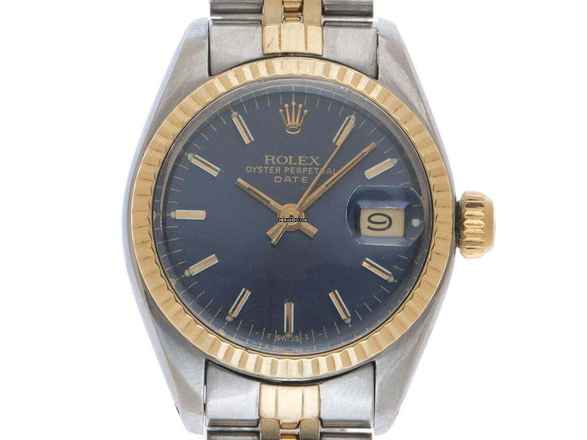 Rolex Oyster Perpetual Lady Date open 6/9 Ref.6917 1979 original Box sehr gut Vintage Oyster Perpetual Date Lady open 6/9 
