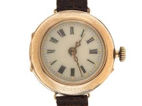 Mirage Art Deco 1915 sehr gut Vintage Art Deco 14kt Roségold 21g Klappdeckelboden 