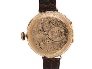 Thumbnail von Mirage Art Deco 1915 sehr gut Vintage Art Deco 14kt Roségold 21g Klappdeckelboden