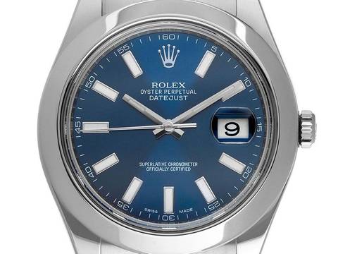 Rolex Datejust II Ref.116300 2015 Box&Beschreibung sehr gut Vintage Datejust II Stahl