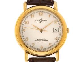 Thumbnail von Ulysse Nardin San Marco Ref.131-77 1990 orijinal kutu Orijinal cilasız San Marco 18kt sarı altın