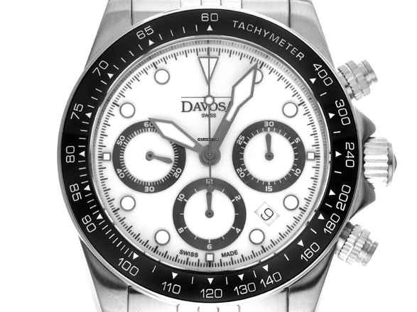  Davosa Ternos Professional Chronograph Ref.161.543.02 Full Set Neu Ternos Professional Chronograph Panda 