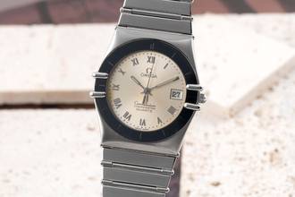 Thumbnail von Omega Constellation Quartz Stahl Quarz Herrenuhr Ref. 398.0864 Box & Papiere 1985