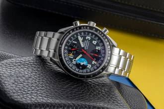Thumbnail von Omega Speedmaster Day Date Triple Date Chronograph Automatik Edelstahl Ref. 3520.53.00