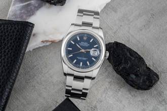 Thumbnail von Rolex Datejust 36 Oyster Edelstahl Automatik Herrenuhr Ref. 116200 B&P 2008