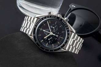Thumbnail von Omega Speedmaster Professional Moonwatch Chronograph Stahl Handaufzug Ref. 3590.50.00 B&P