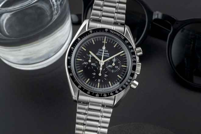  Omega Speedmaster Professional Moonwatch Chronograph Stahl Handaufzug Ref. 3590.50.00 B&P 