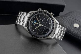 Thumbnail von Omega Speedmaster Professional Moonwatch Moonphase Chronograph Handaufzug Herrenuhr Ref 3576.50.00 B&P