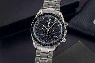 Thumbnail von Omega Speedmaster Professional Moonwatch Moonphase Chronograph Handaufzug Herrenuhr Ref 3576.50.00 B&P
