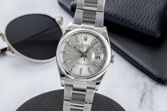 Thumbnail von Rolex Datejust 36 Silver Dial Oyster Edelstahl Automatik Ref. 126200