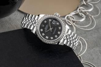 Thumbnail von Rolex Lady-Datejust Stahl / Weissgold Diamonds Automatik Ref. 279384RBR B&P 2021