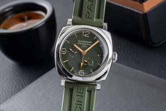 Thumbnail von Panerai Radiomir 1940 45 GMT Çelik Otomatik Erkek Saat Ref PAM00999 Evraklar 2019