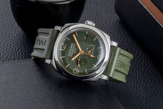 Thumbnail von Panerai Radiomir 1940 45 GMT Stahl Automatik Herrenuhr Ref PAM00999 Papiere 2019