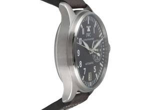 Thumbnail von IWC Große Fliegeruhr Schaffhausen Big Pilot Automatik 7 Days Edelstahl Herrenuhr Ref IW500201