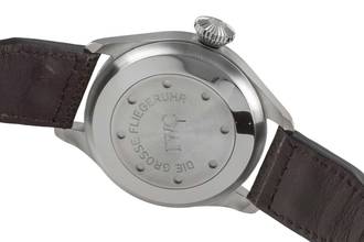 Thumbnail von IWC Große Fliegeruhr Schaffhausen Big Pilot Automatik 7 Days Edelstahl Herrenuhr Ref IW500201