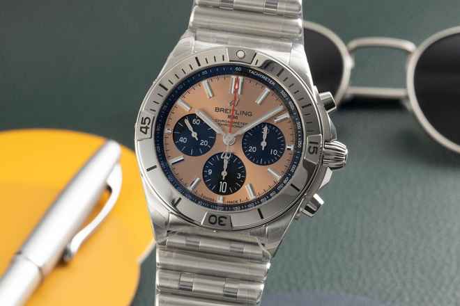  Breitling Chronomat 42 B01 42 Edelstahl Automatik Ref. AB0134101K1A1 