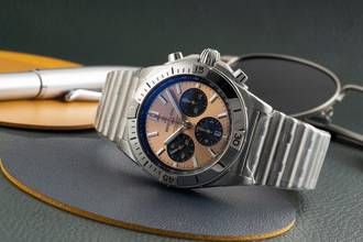 Thumbnail von Breitling Chronomat 42 B01 42 Edelstahl Automatik Ref. AB0134101K1A1