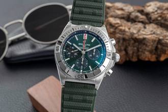 Thumbnail von Breitling Chronomat 42 B01 42 Stahl Automatik Ref. AB0134101L2S1 B&P NP 8800,-