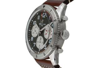Thumbnail von Breitling Classic AVI Chronograph 42 Curtiss Warhawk Stahl Ref A233802A1L1X1 B&P