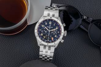 Thumbnail von Breitling Super Avi B04 Chronograph GMT 46 P-51 Mustang Ref. AB04453A1B1A1 B&P