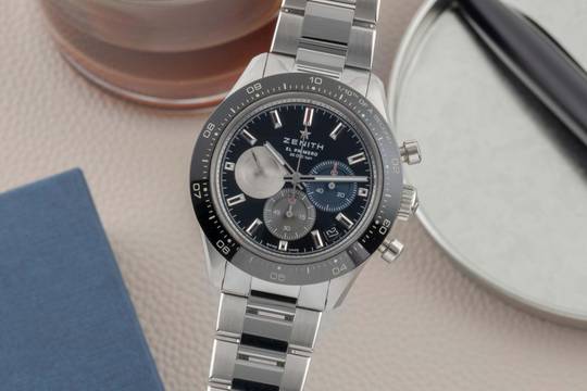  Zenith Chronomaster Sport Chronograph Stahl Automatik Ref. 03.3100.3600/21.M3100 B&P 