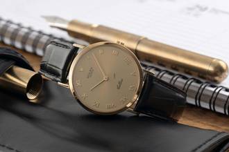 Thumbnail von Rolex Cellini 18k (0,750) Gold Handaufzug Herrenuhr Ref. 4112/8 Papiere 1996