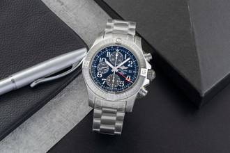 Thumbnail von Breitling Avenger Chronograph GMT 45 Automatik Ref. A24315101B1A1 B&P New
