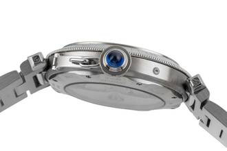 Thumbnail von Cartier Pasha GMT Power Reserve Automatik Stahl Herrenuhr Ref. W31037H3 2388
