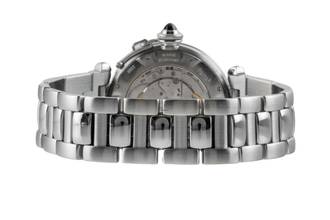 Thumbnail von Cartier Pasha GMT Power Reserve Automatik Stahl Herrenuhr Ref. W31037H3 2388