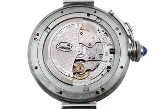 Thumbnail von Cartier Pasha GMT Power Reserve Automatik Stahl Herrenuhr Ref. W31037H3 2388