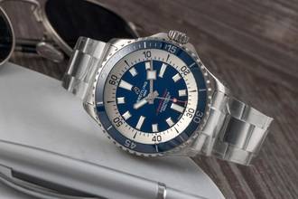 Thumbnail von Breitling Superocean 42 Stahl Automatik Ref. A17375E71C1A1 B&P