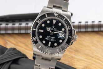 Thumbnail von Rolex Submariner Date Oyster Stahl Automatik Herrenuhr Ref. 126610LN B&P 2024