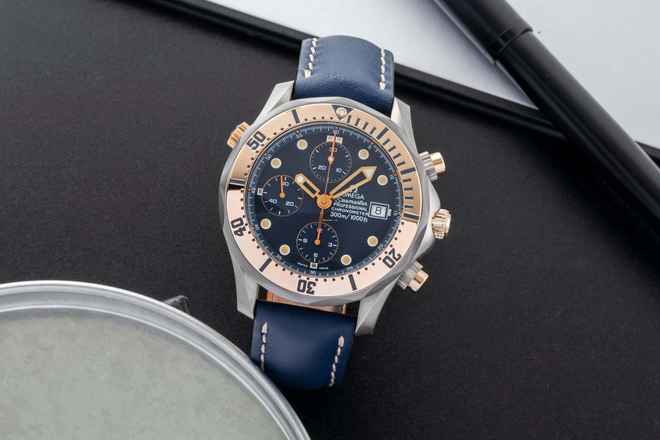  Omega Seamaster Professional 300M Chronograph Titan/Gold/Tantal Ref. 2296.80.00 