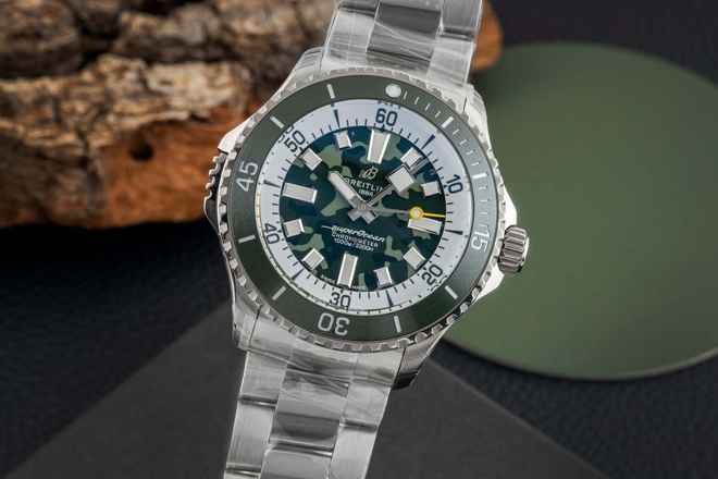  Breitling Superocean 46 Super Diver Titan Automatik Ref. E10379D3L1E1 B&P New 