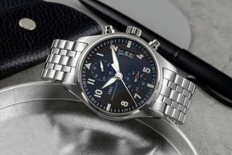 Thumbnail von IWC Uçuş Saati Spitfire Chronograph Çelik Otomatik Ref. IW387804 B&P 2019
