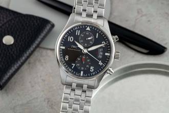 Thumbnail von IWC Uçuş Saati Spitfire Chronograph Çelik Otomatik Ref. IW387804 B&P 2019