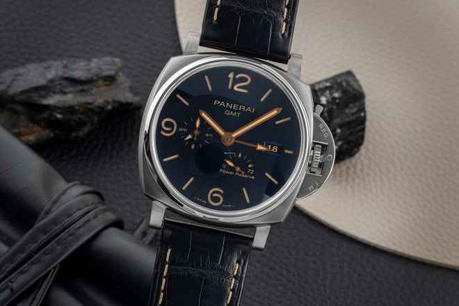  Panerai Luminor Due GMT Power Reserve Titan Automatik Ref. PAM00964 B&P 