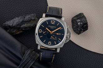 Thumbnail von Panerai Luminor Due GMT Power Reserve Titan Automatik Ref. PAM00964 B&P