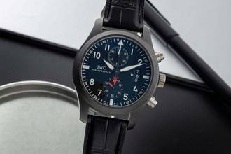 Thumbnail von IWC Fliegeruhr Chronograph Top Gun Pilot Chronograph Top Gun Keramik Automatik Herrenuhr Ref. IW388001 B&P