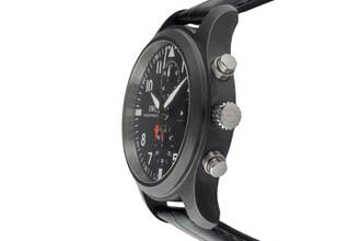 Thumbnail von IWC Fliegeruhr Chronograph Top Gun Pilot Chronograph Top Gun Keramik Automatik Herrenuhr Ref. IW388001 B&P