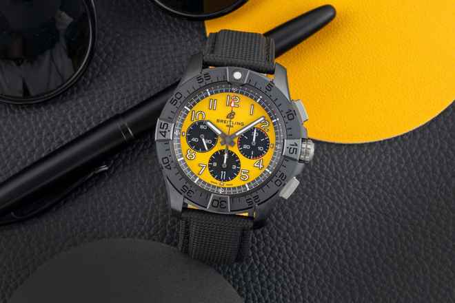  Breitling Avenger B01 Chronograph 44 Night Mission Keramik Ref SB0147101I1X2 B&P 